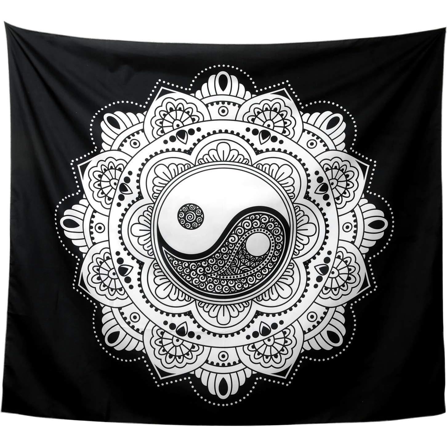Tapestry Wall Mandala Yin-Yang 75x100