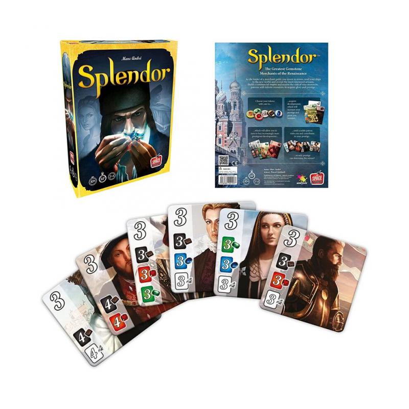 Spielbrett Splendor Vollständige Englische Version Schachtel Interaktion Karten Party Für Zuhause