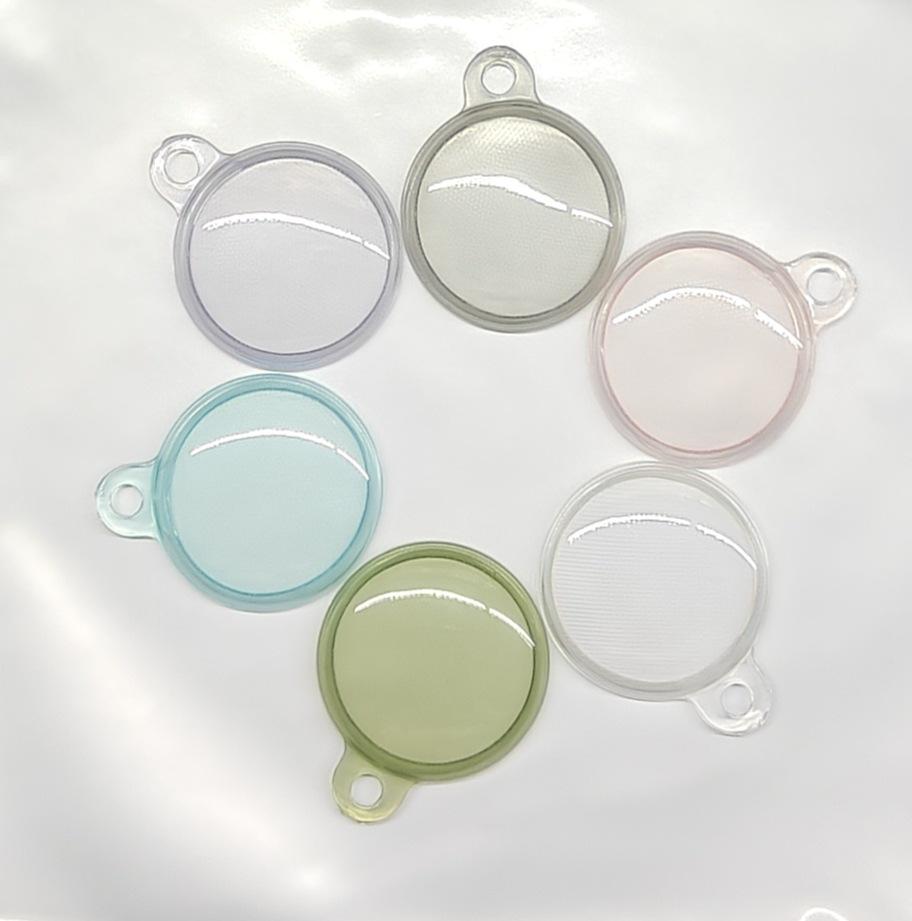 Apple AirTag Transparent Protective Case – Anti-Lost Soft Keychain Holder