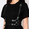 Donna Moda Pelle Imbracatura Cintura Vita Borchie Decorazione Cinghie Decorative Imbracatura Bretelle per Donne Abbigliamento Gotico Accessori