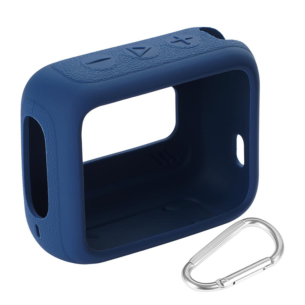 Lautsprecher Silikonhülle Kratzschutzhülle mit Karabiner Schutzhülle Stoßfest für JBL GO 4 Tragbarer BT-Lautsprecher
