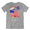Hockey Sport T-Shirt Tee Gift Cool Vintage Cute Funny Happy Puck Skate Usa Flag