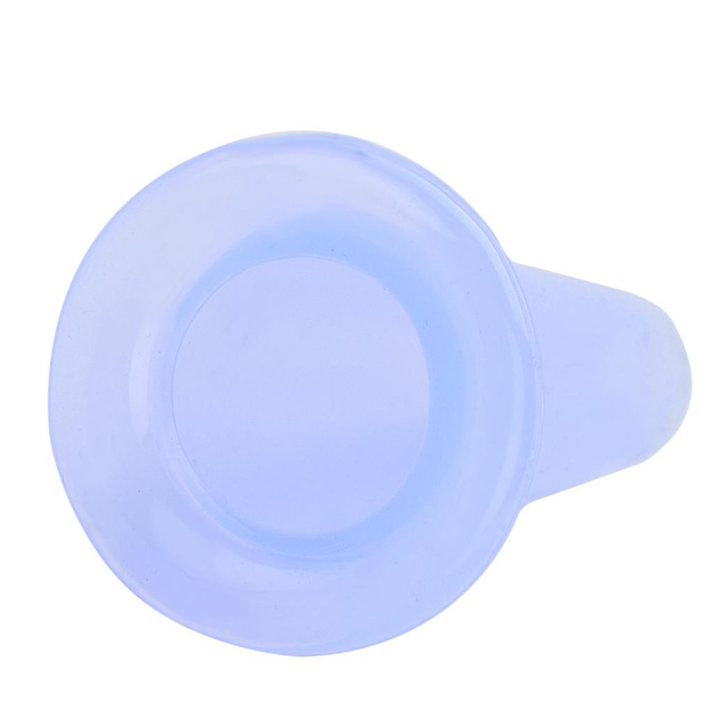 4pcs/set Silicone Vacuum Body Helper Anti Cellulite r Cups Cupping (Blue)