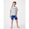 GU by Uniqlo Conjunto de Pijama Infantil Unissex Algodão Manga Curta Shorts Carro