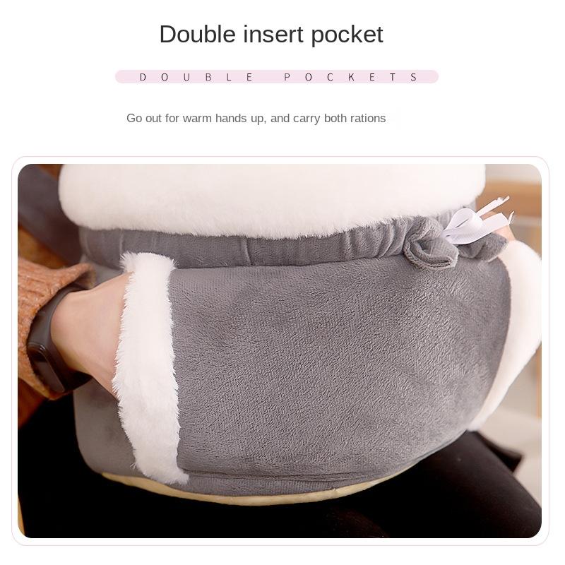 Lovely Pet Carrying Dog Cat Carrier Backpack Warn Plush Travel Bag Chest Pack Breathable Cat Animal Transport Backpack
