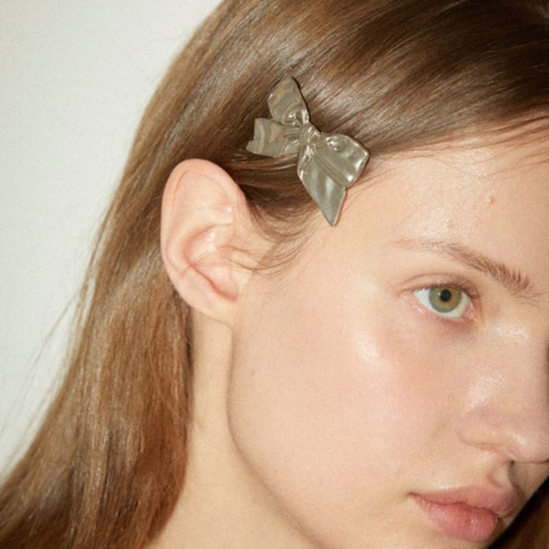 

Favorite Noun Vintage Ribbon_Silver Silver