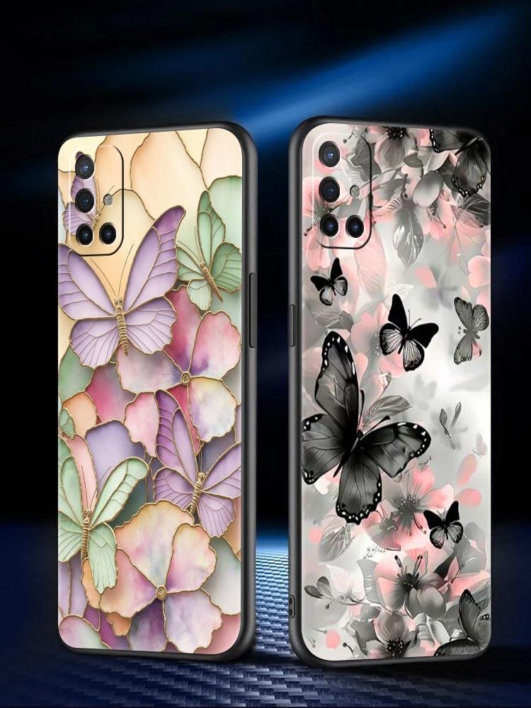Phone Case For Oneplus 13R 13 12 10T 11 R10 Nord N100 N200 N10 9 9R CE 3 Z Pro Lite Soft TPU Cover Fashionable Butterfly Flower
