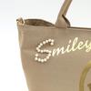Cuco SMILEY Logo Perła x Nadruk Folią Torba Tote Dwustronna 2553111704 Beżowy (300)