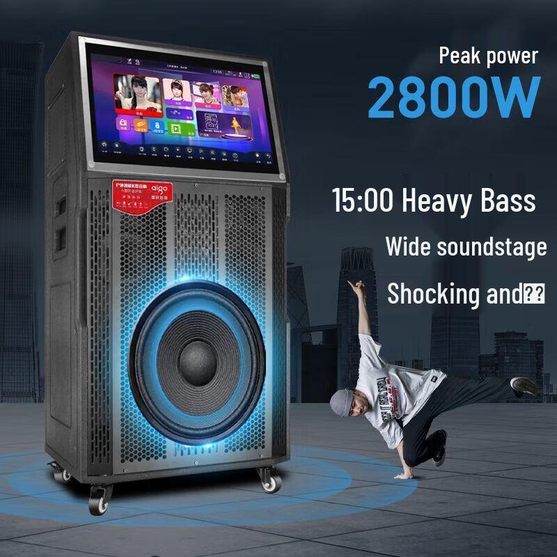 Aigo S15 High-Power Portable Karaoke Speaker