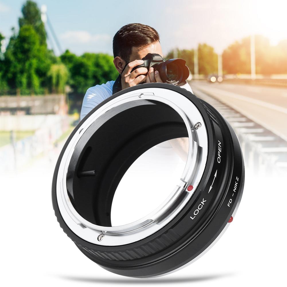Fikaz FD NIK Z Aluminiumlegierung Objektivmontage-Adapterring für Canon FD Objektiv auf für Nikon Z Mount