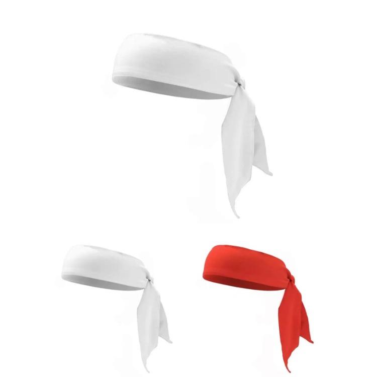 Elastic Sports Ribbon Pirate Sweatband for Tennis Unisex Men Women Teens Headband Gym Fitness Yoga Hair Bands Athletic Headwear