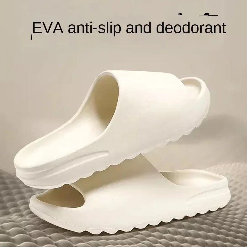 Fashion Feet proof and odor resistant internet celebrity slippers for men outdoor wear summer indoor stay at home couple EVA sandals
