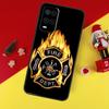 Firefighter Fire Fireman For OPPO A38 A58 A78 A98 A54 A74 A94 A16 A76 A96 A5 A9 A52 A72 A79 A53S A15 A17 A57 Case