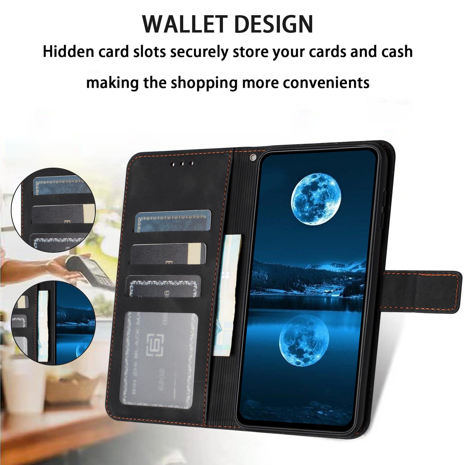 

Phone Stand Case for Samsung Galaxy A25 5G (Global) (161.0 x 76.5 x 8.3mm) Skin-touch PU Leather Phone Cover Green