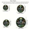 Crystal Velvet Carpet1pc Tropical Rainforest Elephants Mat - Non-Slip Jungle Mat with Elephant Herd, Rubber Backing Floor Mat Fo