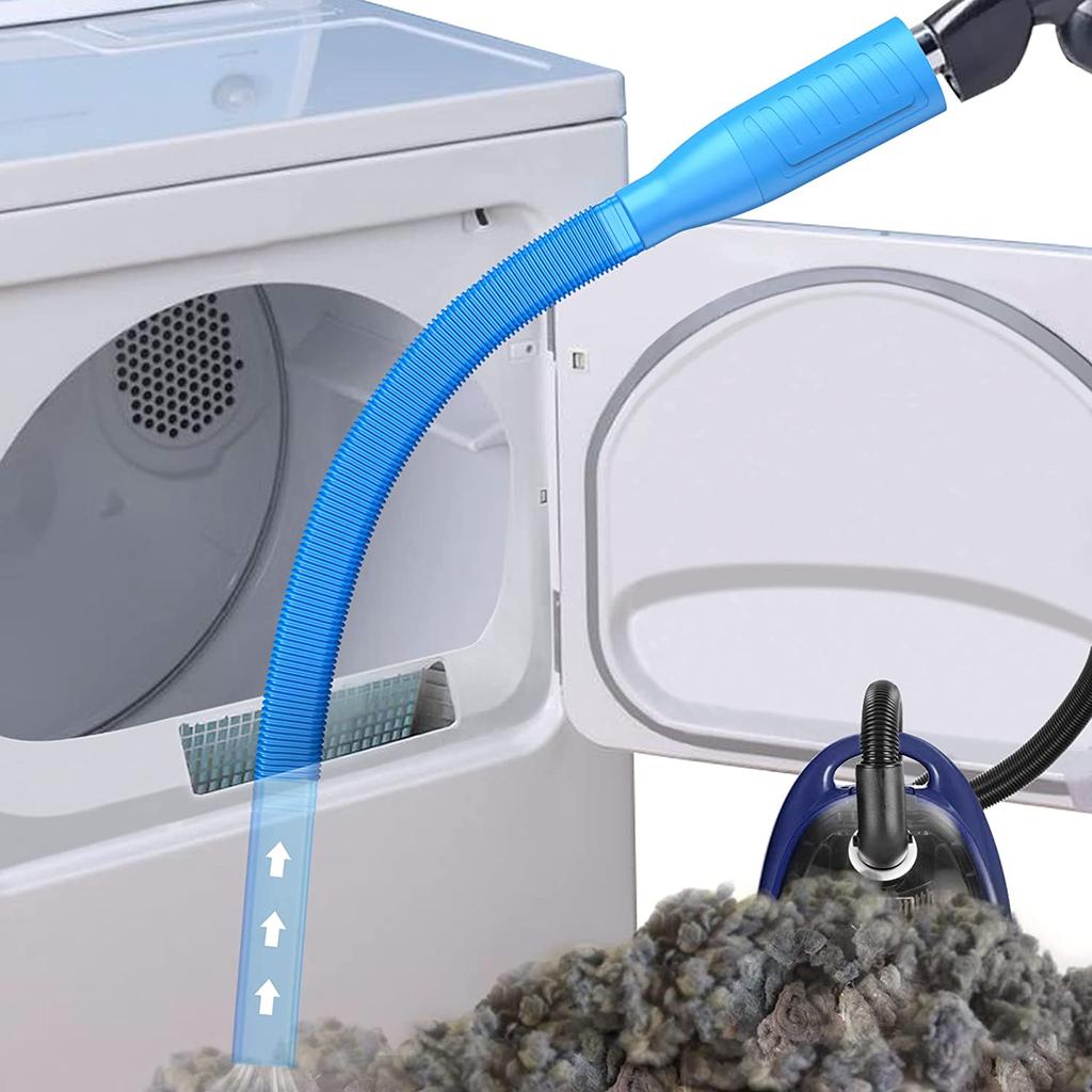 1pc Dryer Vent Cleaner Accessory, Vacuum Hose Attachment, Dryer Vent Hose Brush Lint Trap For Deep Cleaning, Fire Prevention