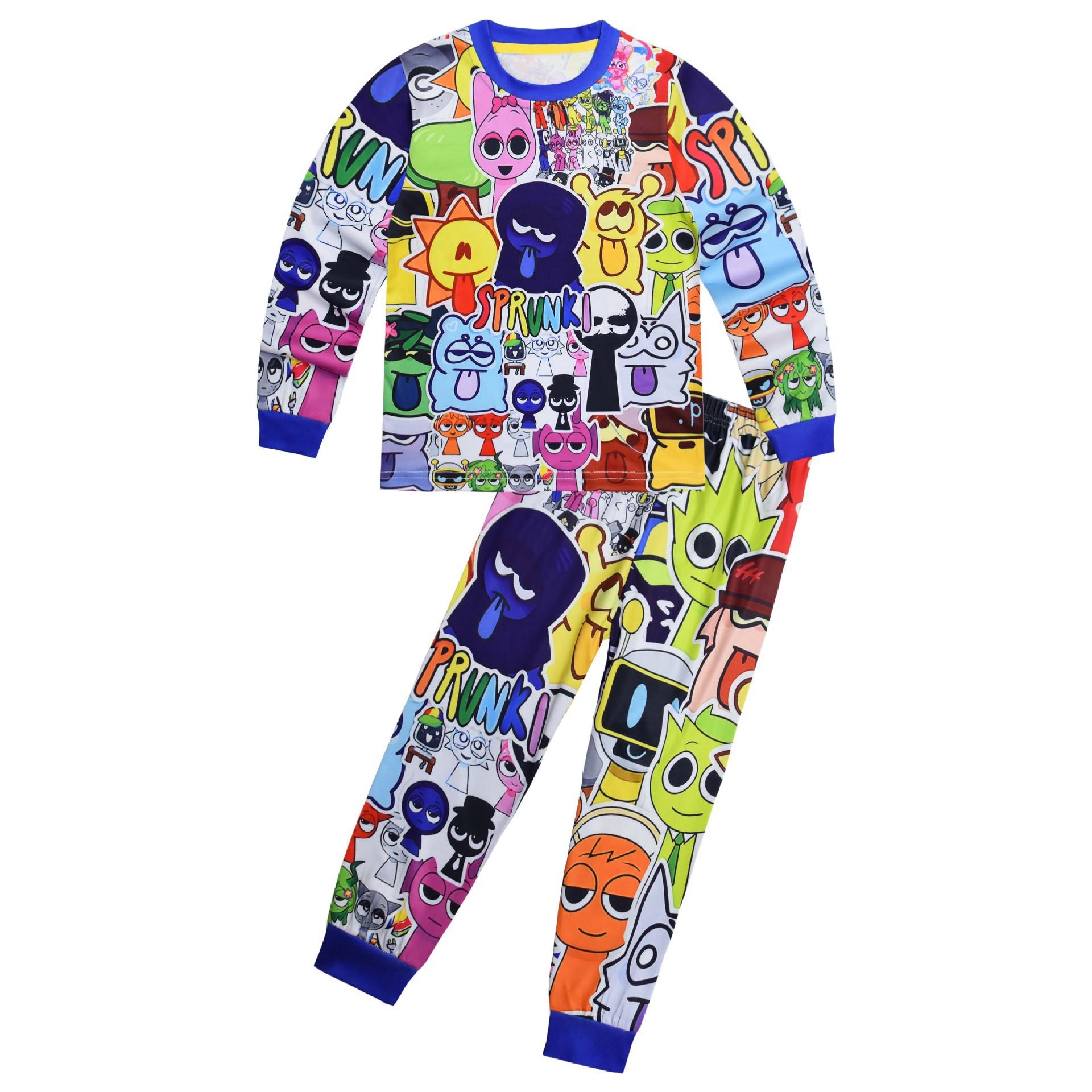

Stylish Children s Printed Casual Loungewear Suit Comfortable Clothing Sets Boys 150
