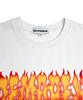 DEMADEN Skull Motorcycle Gang 1/2 T-Shirt White