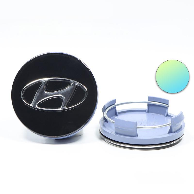 4 ks emblémů nálepek na středové krytky kol pro Hyundai HB20 KONA i20 i10 IONIQ Elantra Palisade Sonata Grandeur Příslušenství