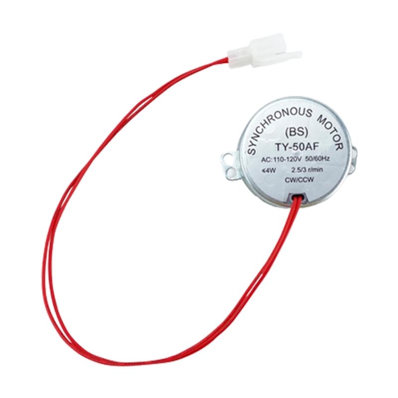 Synchronous Motor Power Cord Turntable Motor with Power Cord Accessories Electric Rotisserie Motor for Cup Turner