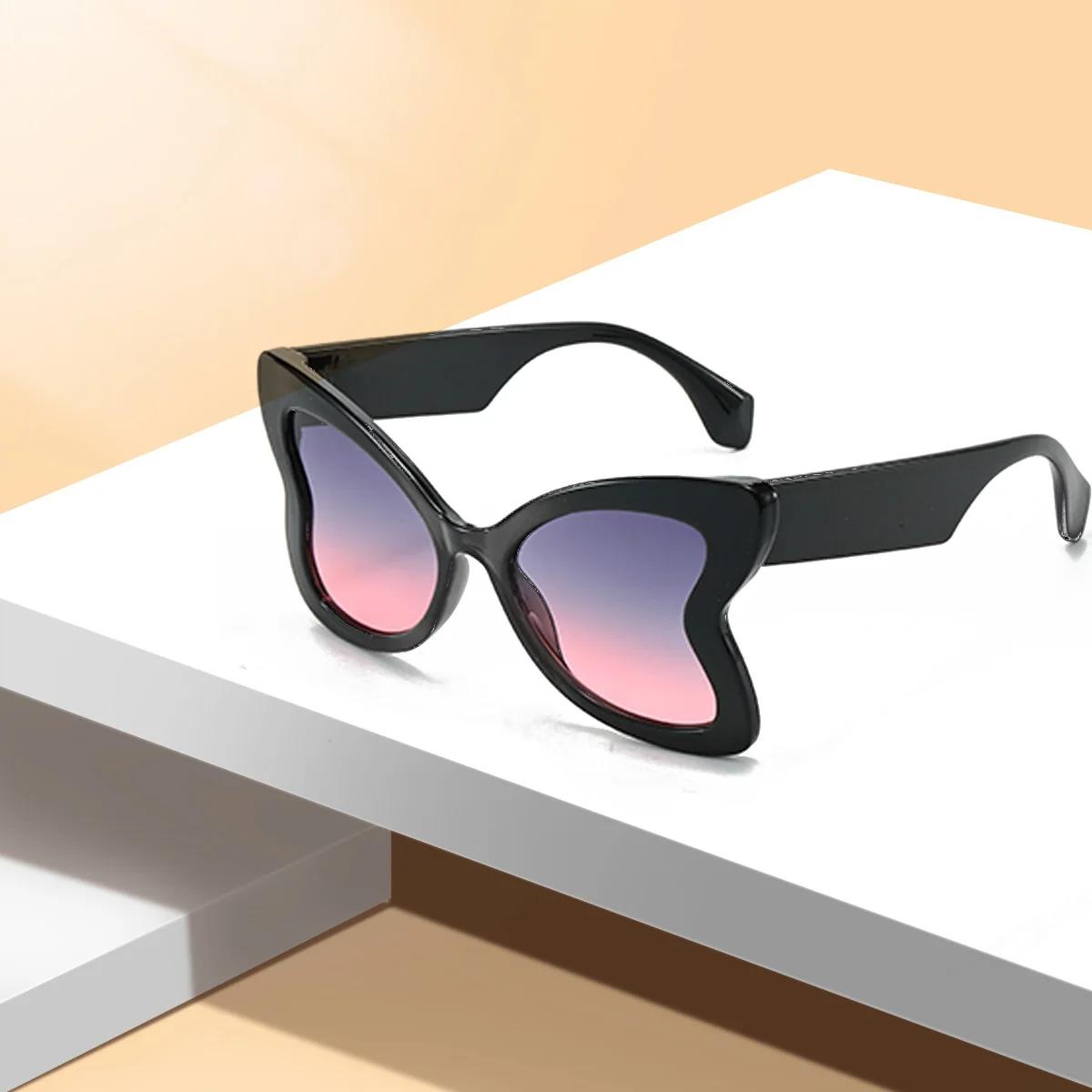 New Fashion Women Luxury Butterfly Sunglasses UV400 Vintage Designer Eyewear Female Branded Frame