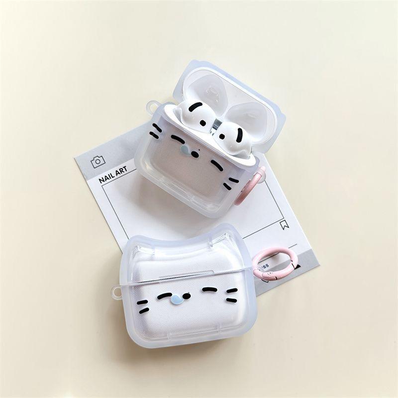 Sleepy cat expression applies to airpodspro1/1 bluetooth case AirPods 1 generation earphone case 1