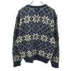 ROYAL NORTH MILLS OUTFITTERS 80s 90s Made In USA Old Nordic Pattern Long Sleeve Sweater Men's Used