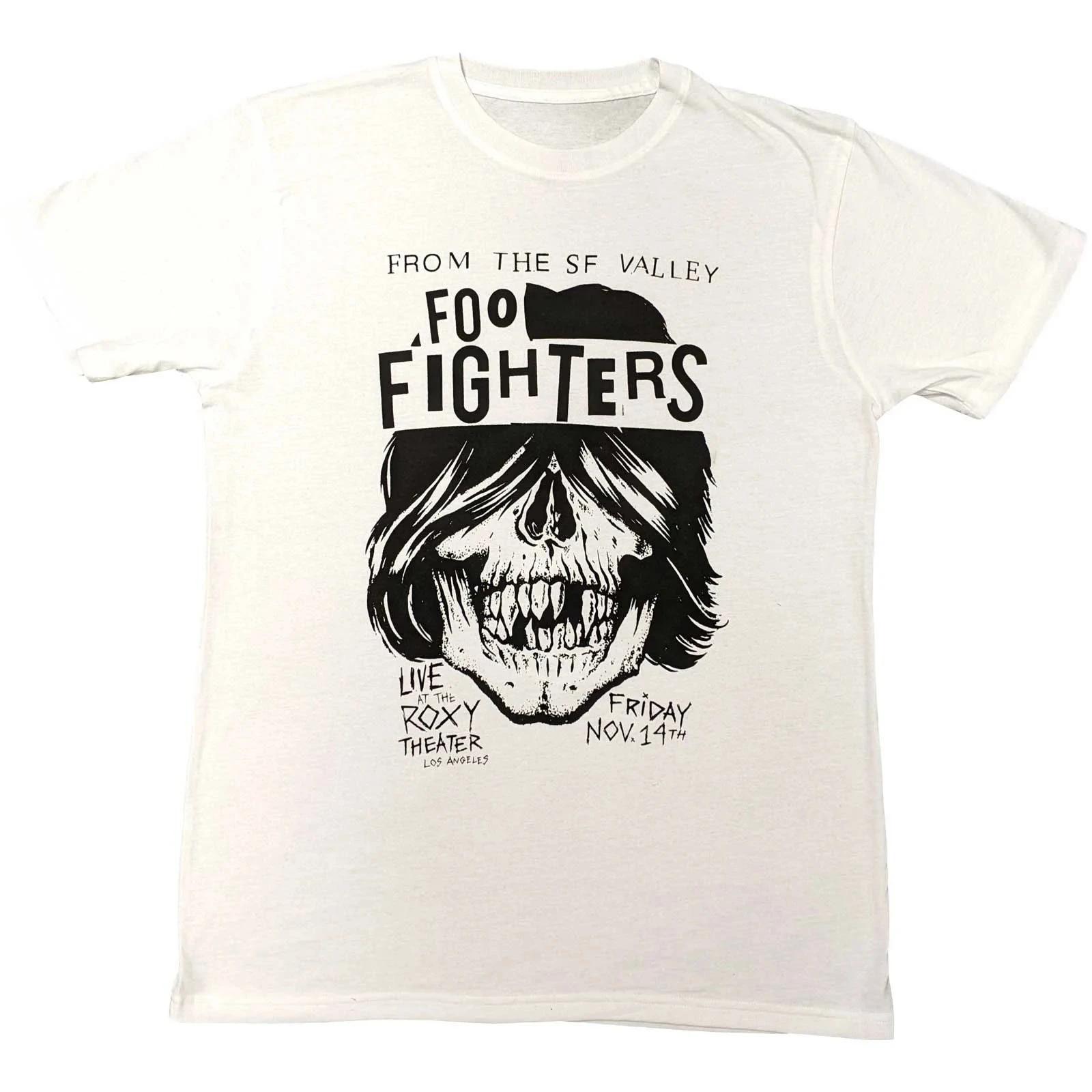 Rare Foo Fighters Sf Valley T-shirt High-end Luxury Is for Both Men and Women Top Y2k 2026 Summer M
