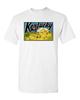 Retro Travel Tee T Shirt Vtg Art Souvenir Kentucky Bluegrass State Tourist Art