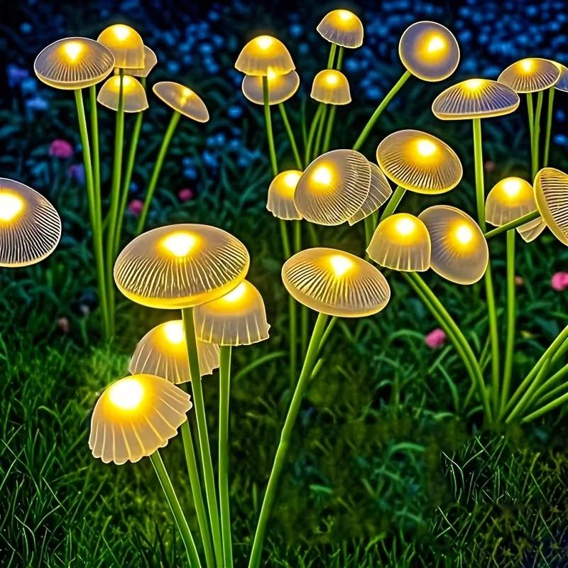 Solar Jellyfish Lights - Silicone Mushroom Lawn & Garden Decor