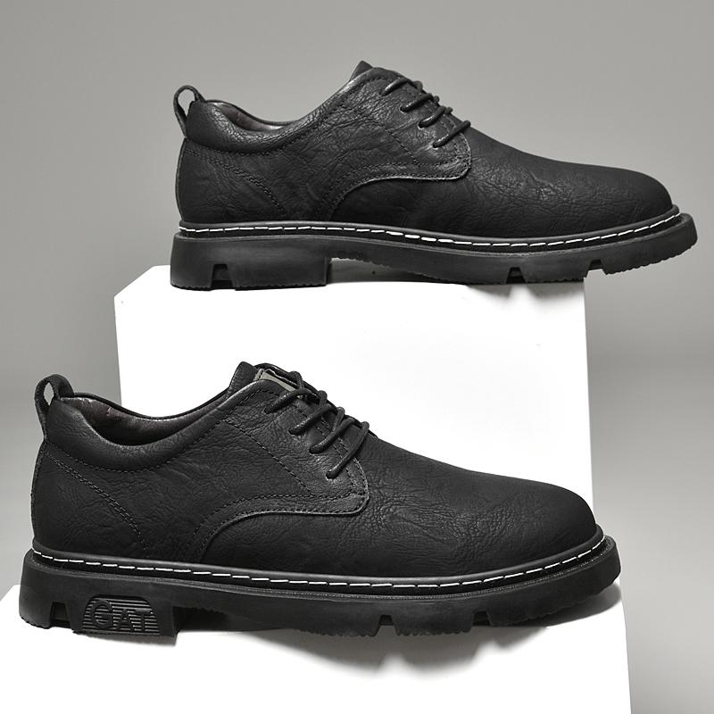 Genuine Leather Men Oxford Shoes Lace Up British Style Men Sneakers Business Casual Shoes Male Footwear Men Wedding Dress Shoes