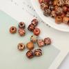 12mm Large Hole Wooden Beads for DIY Jewelry, Dreadlocks, and Handcrafted Accessories
