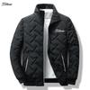 Men's Winter Cotton Jacket with Stand-up Collar – Fashionable, Warm Short Coat for Outdoor Wear