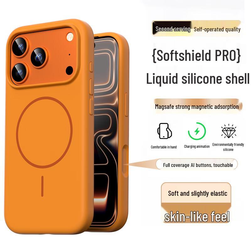 

Ekakashop Magsafe Liquid Silicone iPhone Case iPhone 17 Pro