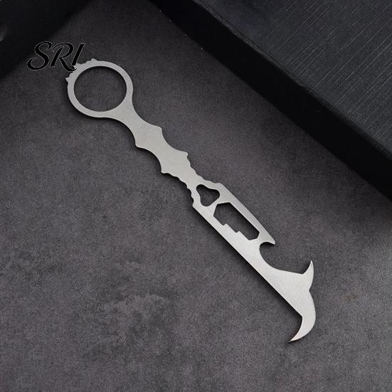 Seat Belt Cutter Tool Multifunctional Safety Hammer with Breaker And Tire Outdoor Survival Multi Stone Cleaning Hook Wrench Bottle Opener Car