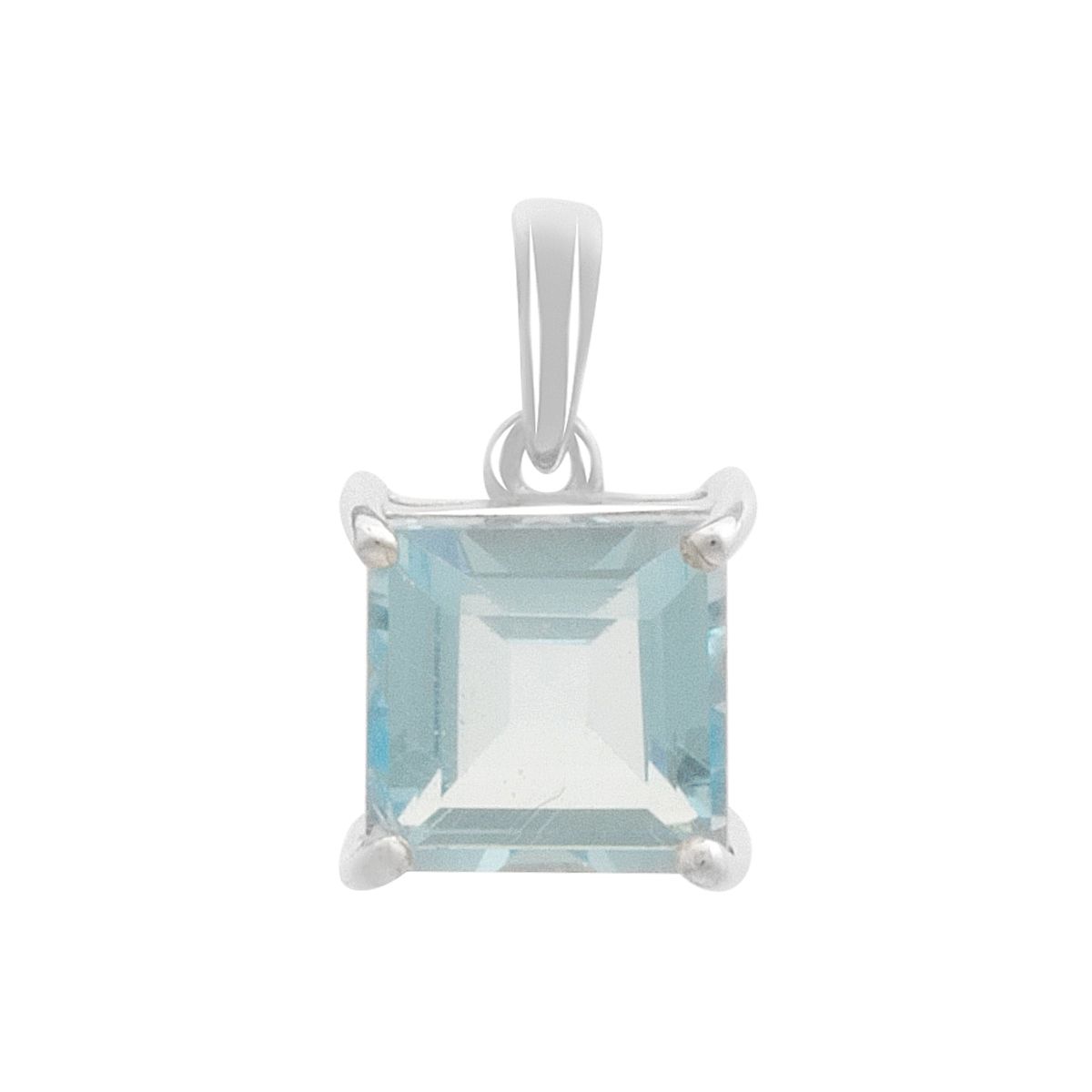 

Серебряная подвеска с топазом 3.2ct (2179627) небо синє світло кольору