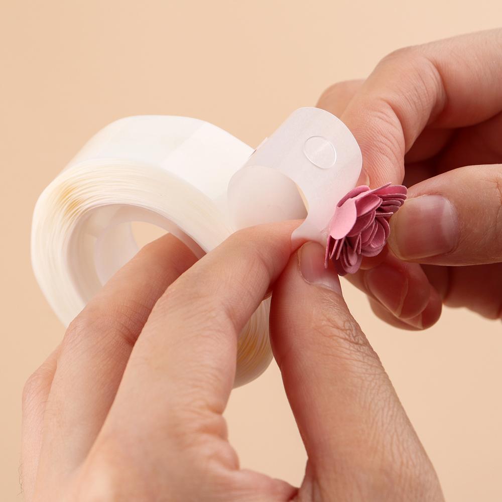 1pc 3mm and 5mm Ultra Thin Double-sided Adhesive Dots Clear Mini Glue Dots for Scrapbooking Paper Card Making Craft Dots