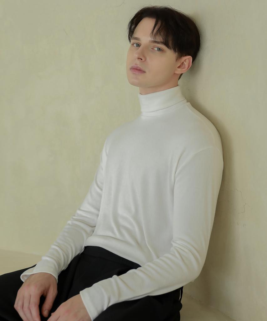 ESN [Set] Perfect Turtleneck Knit T-Shirt