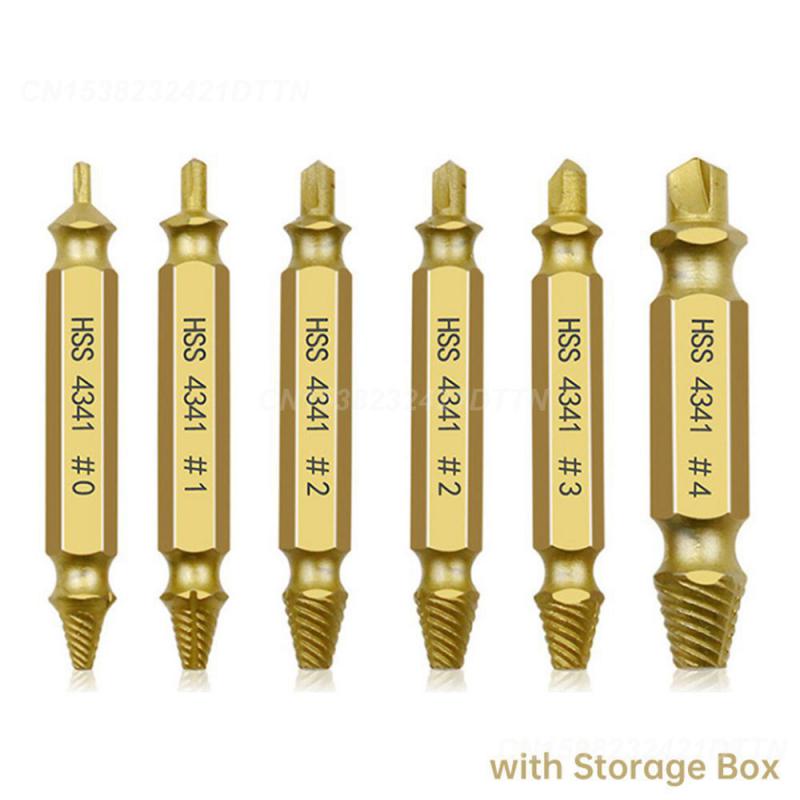 

1/2/3 НАБОРА Инструмент для удаления поврежденных винтов Универсальный Профессиональный Профессиональный Инструмент для удаления винтов Двусторонний Набор экстракторов для винтов