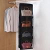 Handbag Storage Artifact Bag Dust-proof Cover Wardrobe Transparent Hanging Storage Shelf Household Room Dormitory Bag Organizer