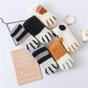 Cotton Socks Winter Funny Print Cat Paw Warm Socks Kawaii Cute Casual Happy Fashion Designer Socks For Men Women