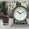 Stylish Quiet Movement Desktop Clock Love Letter Mantels Clock Decoration for Living Room Bedroom or Office Enhancing