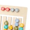 Wooden Maze Matching Letter Spelling Game, Word Game Learning Toys for Toddlers