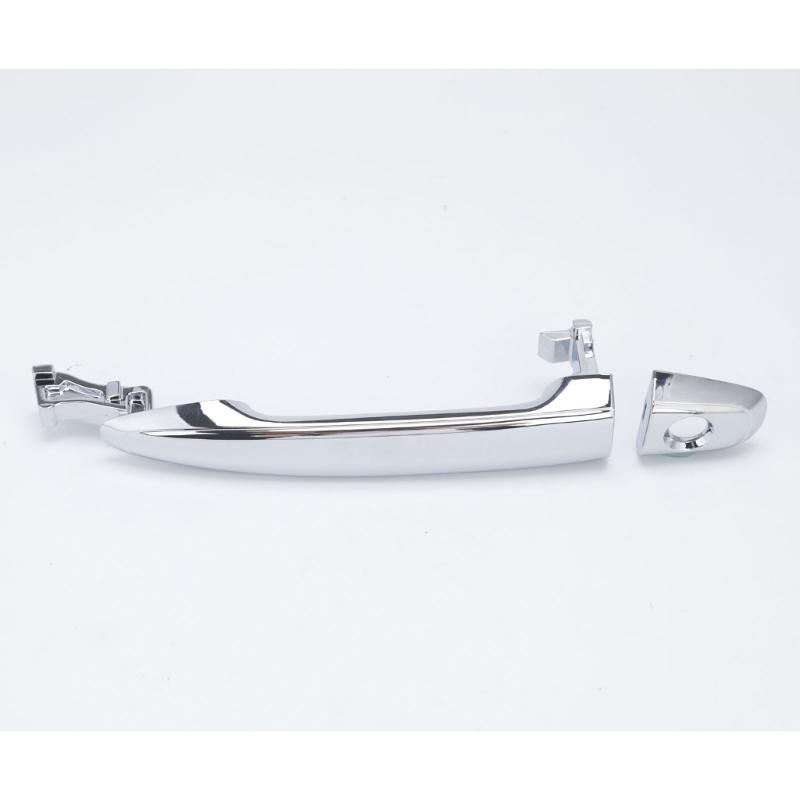 Vehicle Exterior Handle Replacement in Bright Reflective Metal, Check Part Number 69210 58010 and Original Structure