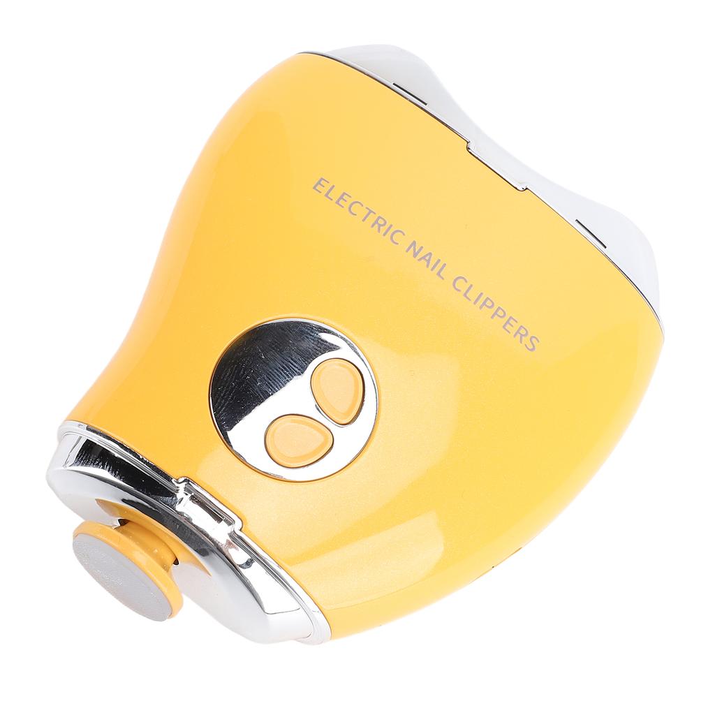 Electric Nail Clipper 3 Speed Automatic Fingernail Trimmer and File Dual Head LED Display Cordless