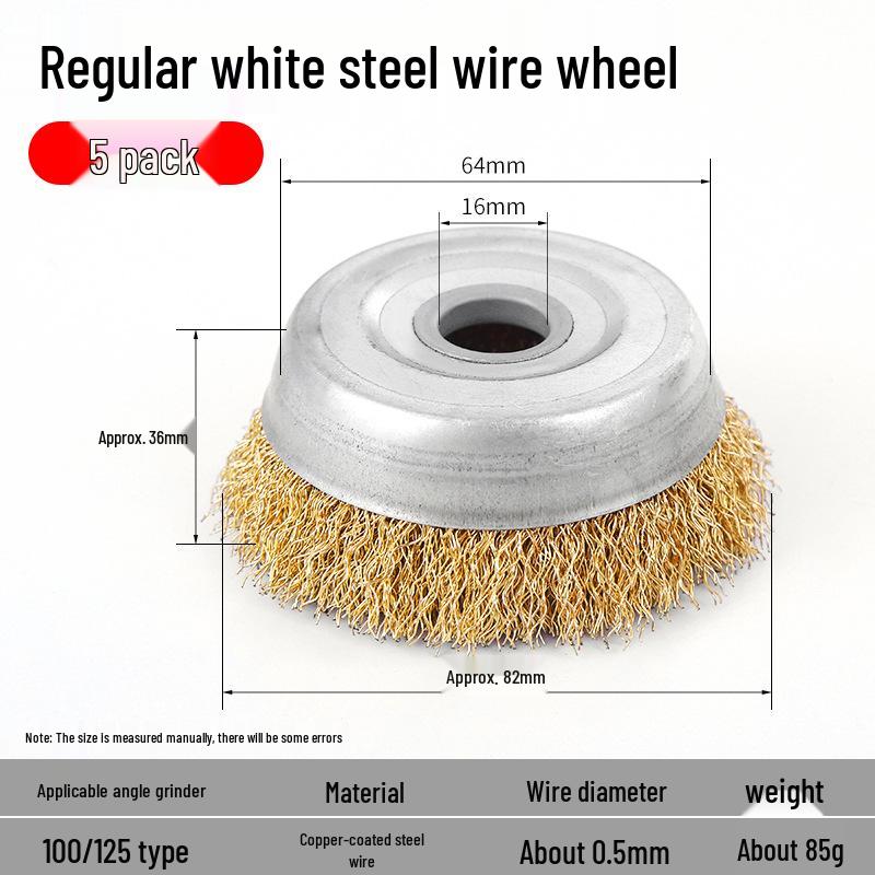 Rust Removal Steel Wire Brush Head for Angle Grinder
