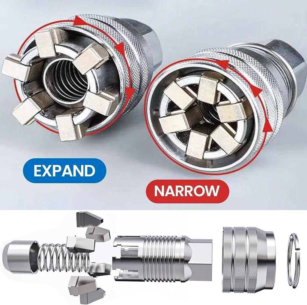 Multifunctional Ratchet Wrench Universal Adjustable Socket 10-19mm Magic Spanner Repair Tool Accessory