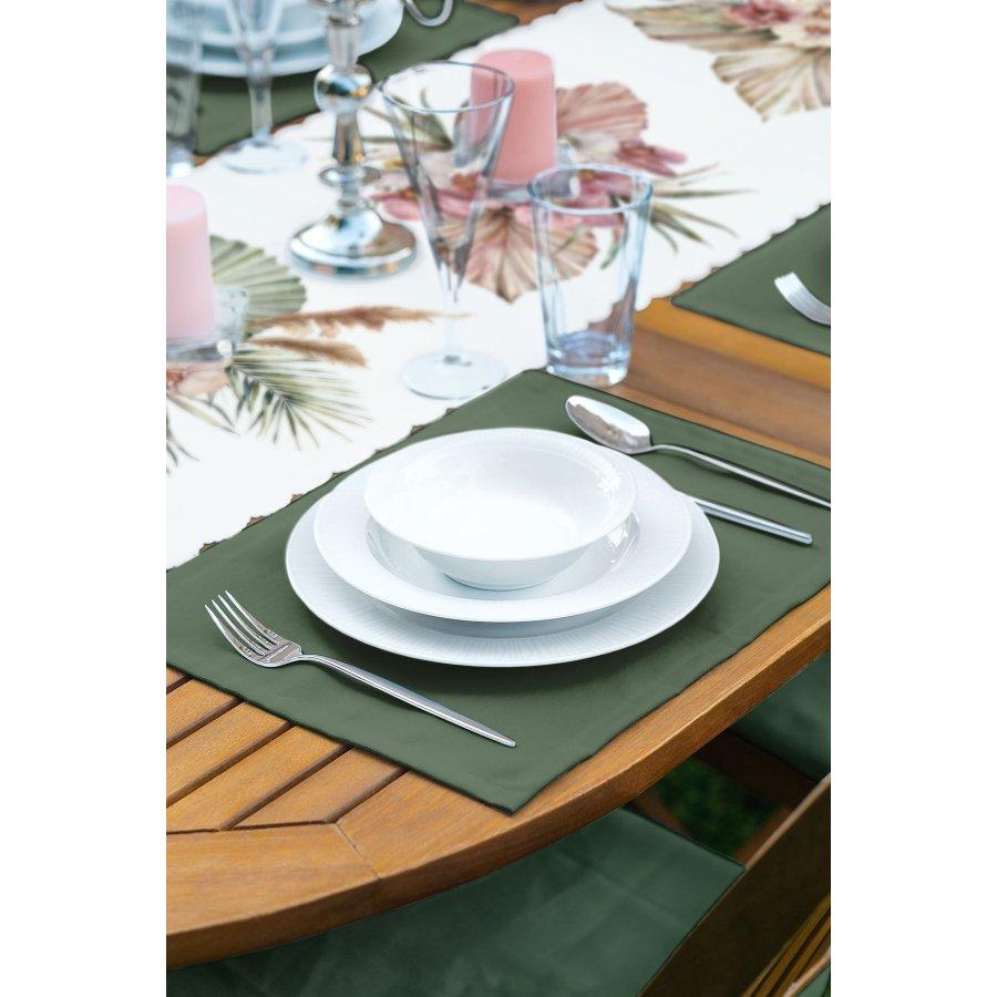 Runner and Placemat Set 5 Pieces / Placemat Table Mat Dining Table Mat Coaster