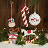Nordic Style Xmas Tree Hanging Pendant Iron Snowflake Pendant  Party Favors
