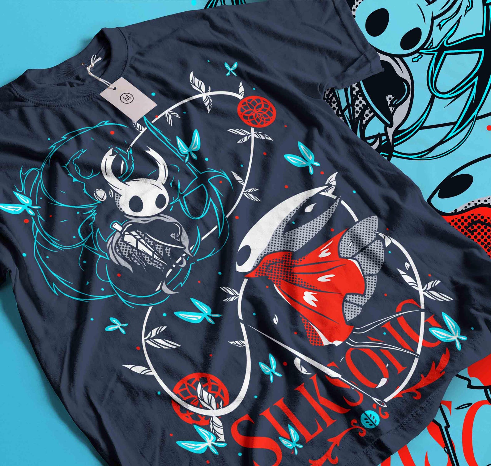 Унисекс игровая футболка Hollow Knight, инди-футболка S